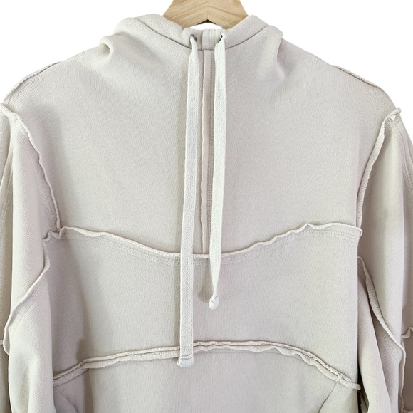 Alo Yoga Dimension Hoodie in Bone Size Medium - Picture 5 of 11